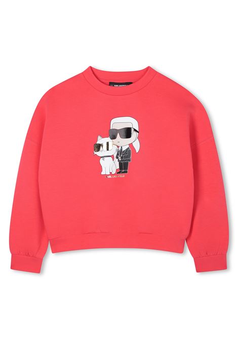 Felpa con logo KARL LAGERFELD KIDS | Z3060698A